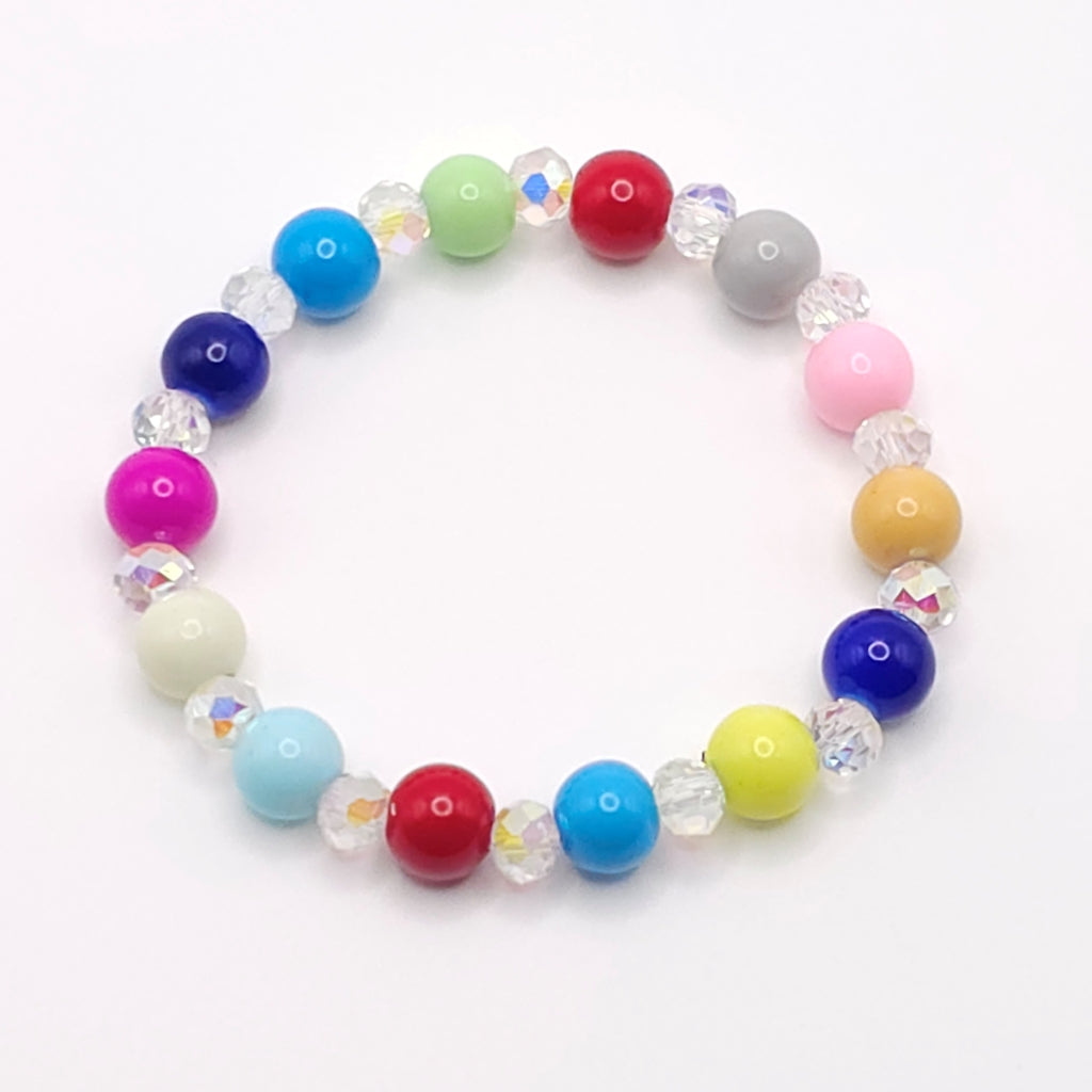 Stretch Glass Beaded Bracelets