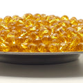 Peru Faceted Crystal Glass Rondelle Beads