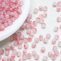 Cardamon glossy gradient beads with a warm shine. Earthy and perfect for natural handmade jewellery.