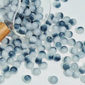 Dark Blue gradient glossy beads with a polished shine. Rich and perfect for elegant handmade jewellery.