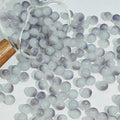 Grey gradient glossy beads with a polished shine. Modern and perfect for elegant handmade jewellery.
