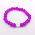 A handmade bracelet that brings calming colour and elegant softness to any look.