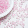 Pink‑Gold gradient glossy beads with a soft shine. Elegant and perfect for feminine handmade jewellery.